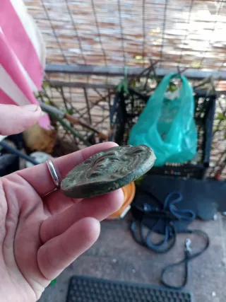 Moneta Romana Stile Minerva/Toro