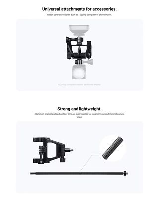 Soporte Insta360 para Manillar de Bicicleta