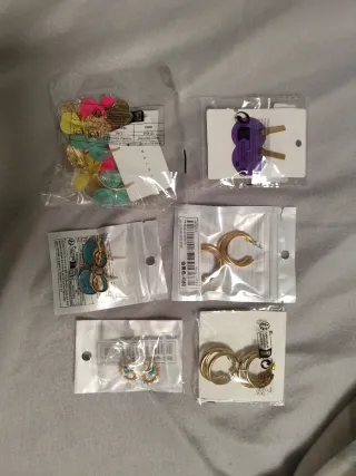 Pack Pendientes Bisutería