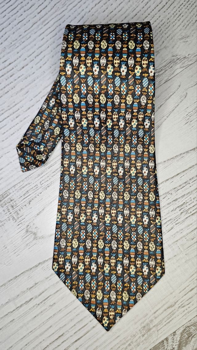 Corbata Sette & Bello Seda Vintage