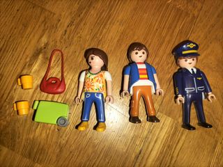 Avión Playmobil con figuras