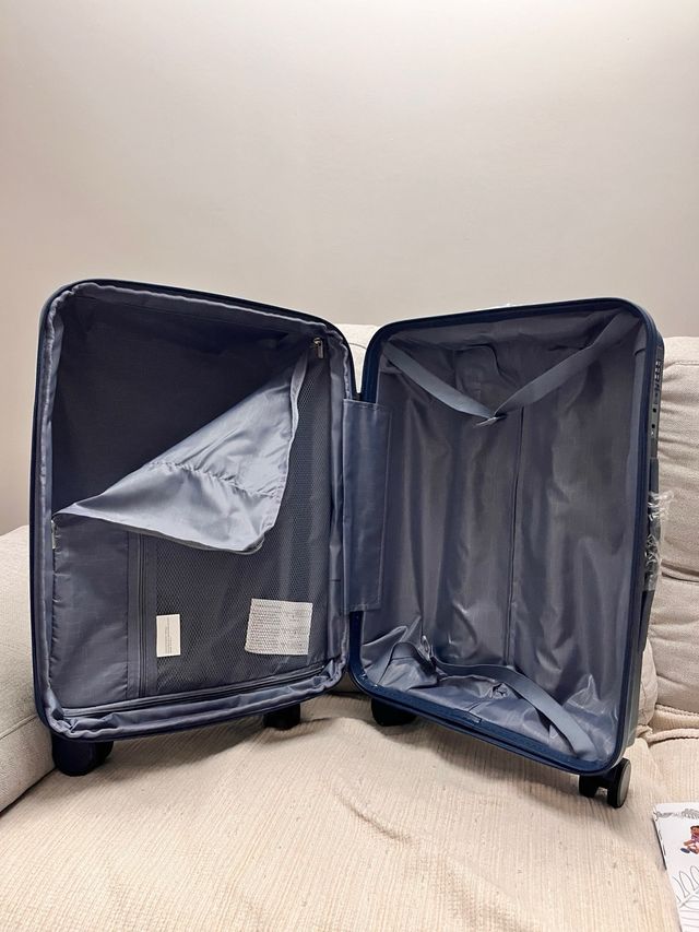 Maleta de cabina azul 100% Polipropileno