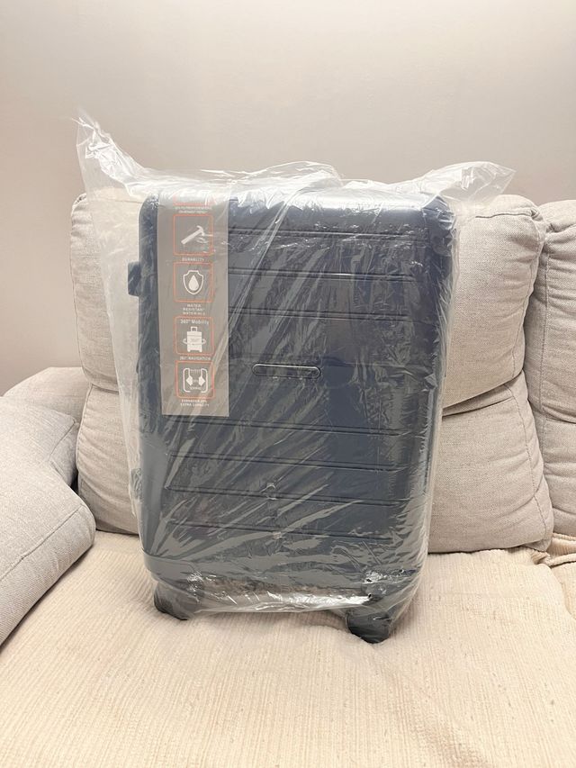 Maleta de cabina azul 100% Polipropileno