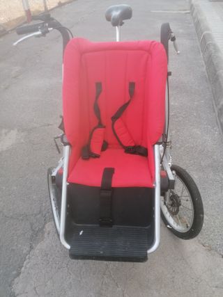 Carro Bici Niño/Bebé Rojo
