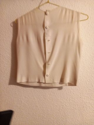 ARTESANIA BLUSA DE VESTIR DE LOS 60 NOENVIO 