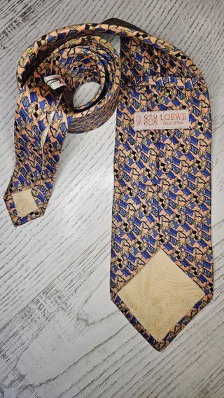 Corbata de seda Loewe multicolor