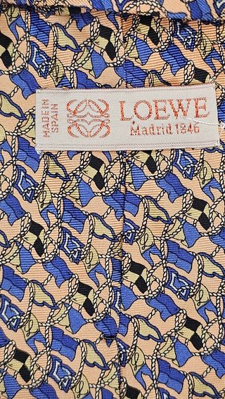 Corbata de seda Loewe multicolor