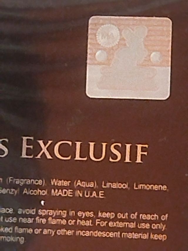 Perfume Perseus Exclusif Maison Alhambra precintad