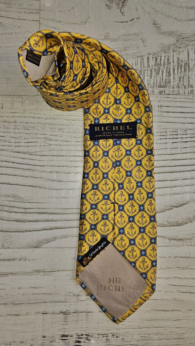 Corbata de seda Richel vintage