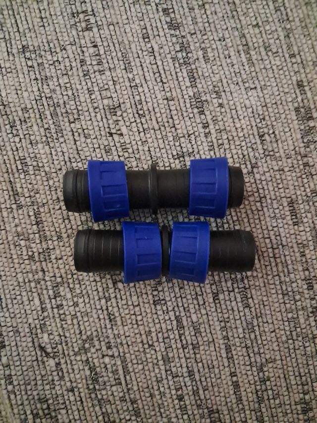 Pack 90 manguitos unión cinta riego nuevos