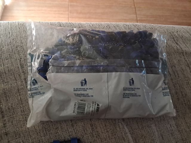 Pack 90 manguitos unión cinta riego nuevos