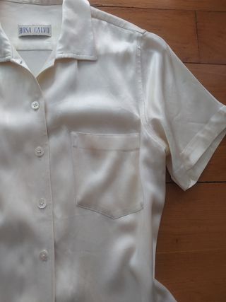 Camisa Rosa Calvo Beige