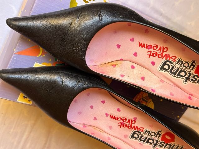 Tacones Mustang Negros Talla 39