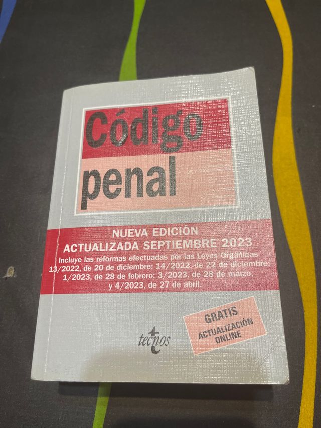 Código Penal: Ley Orgánica 10/1995, de 23 de no...