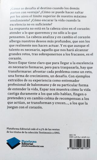 Jugar con el corazón: La excelencia no es sufic...