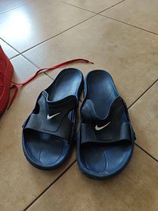 Chanclas Nike Azules