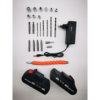Trapano 2 in 1 Avvitatore 2 Batteria e Accessori