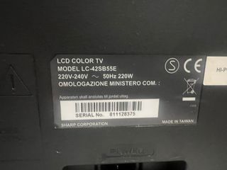 Televisor Sharp Negro