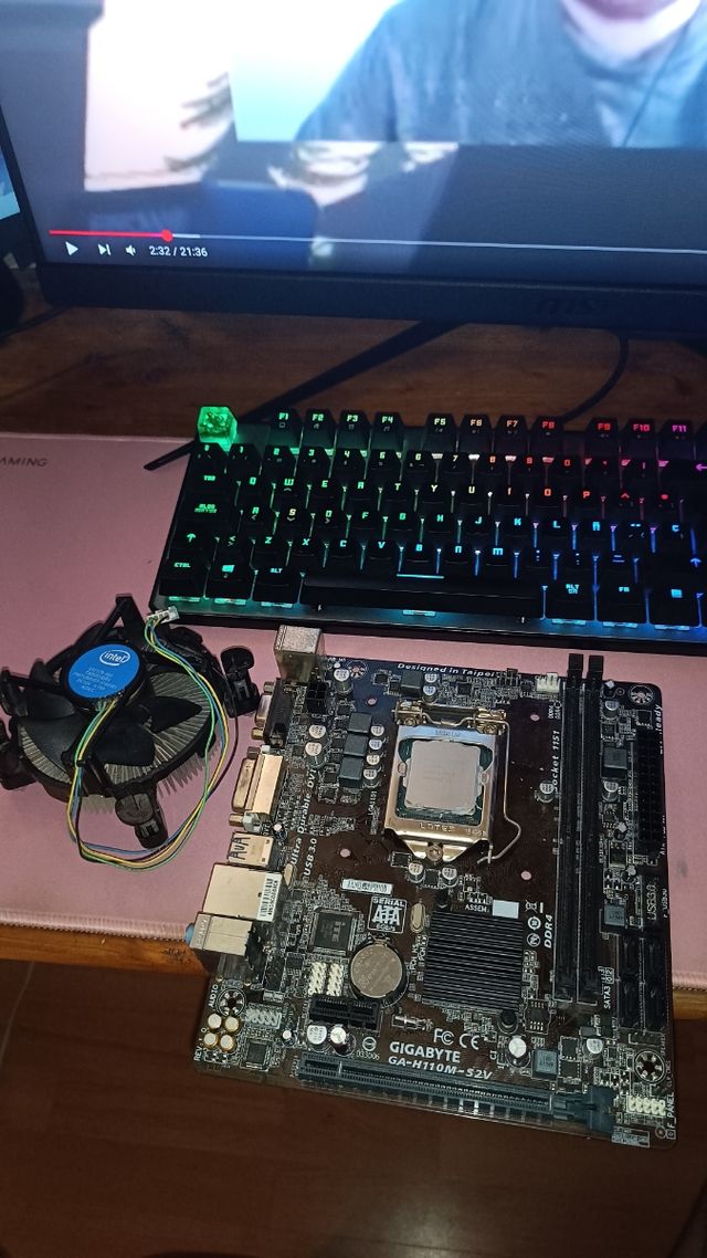 Intel i5-7500T + Placa Base GA-H110M-S2V