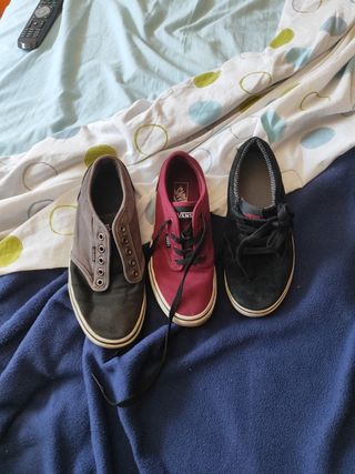 Zapatillas Vans Marrones y Negras