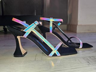 Sandalias Guja Tacón Holográfico