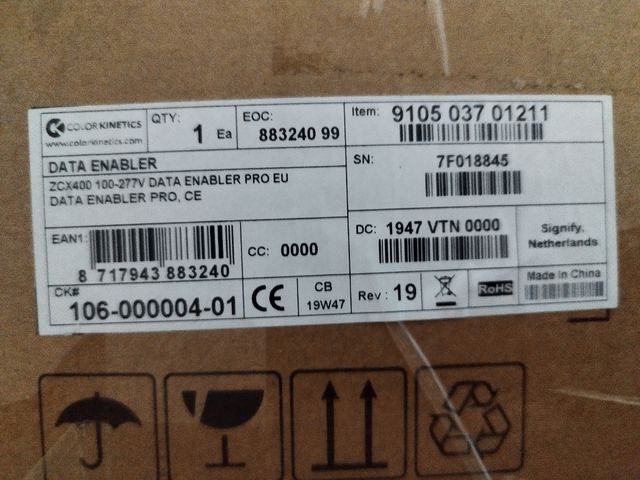 Color Kinetics DATA ENABLER ZCX400