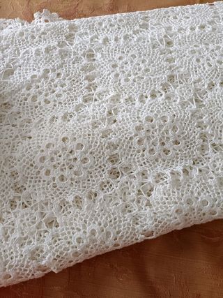 Copriletto matrimoniale uncinetto fatto a mano