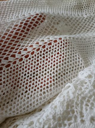 Copriletto matrimoniale uncinetto fatto a mano