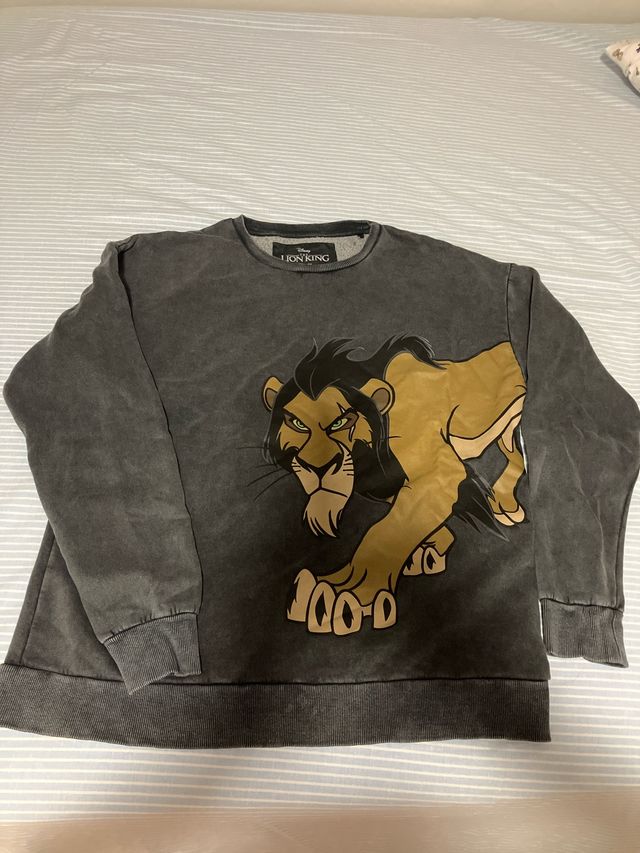 Sudadera Disney El Rey León Scar Gris