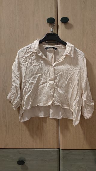 Blusa Zara Beige