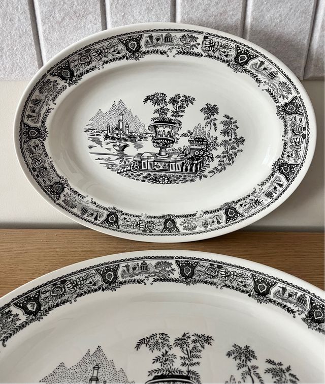 9 PIEZAS LOZA VAJILLA GIL VARGAS SEGOVIA