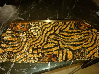 Bolso de mano estampado animal print
