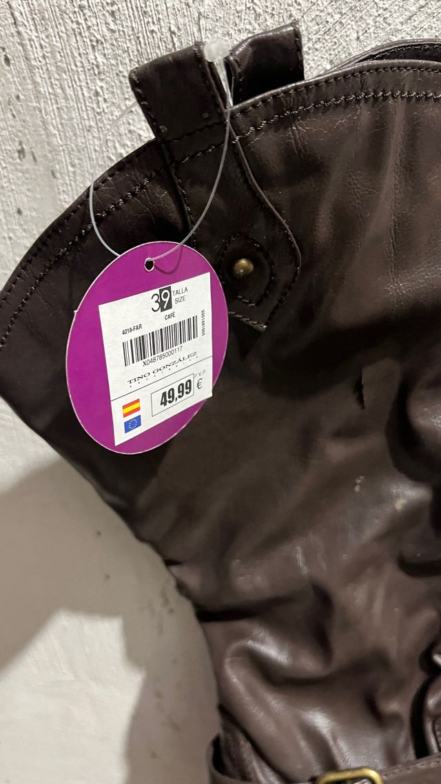 Botas altas marrones Señorita sin estrenar