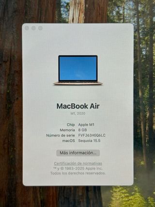 MacBook Air M1 8GB 2020 Oro Rosa
