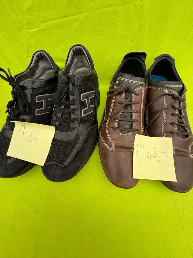 Scarpe Hogan e Tod's Uomo Pelle Nero Marrone