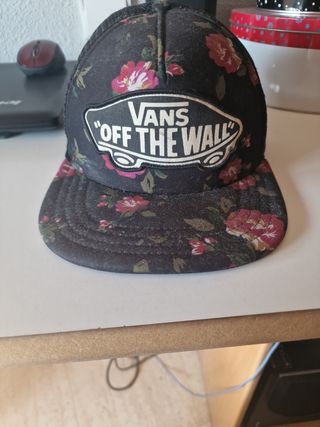 Gorra Vans floral negra multicolor