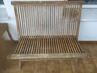 Banco de madera para jardín