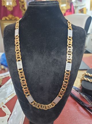 Cadena Oro 24k Chapado