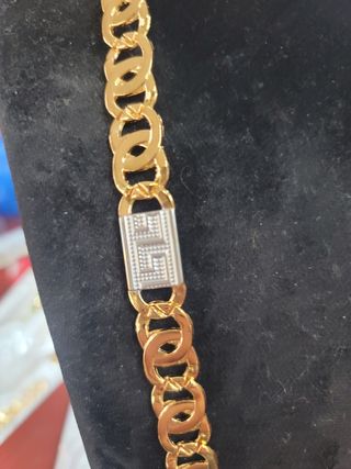 Cadena Oro 24k Chapado