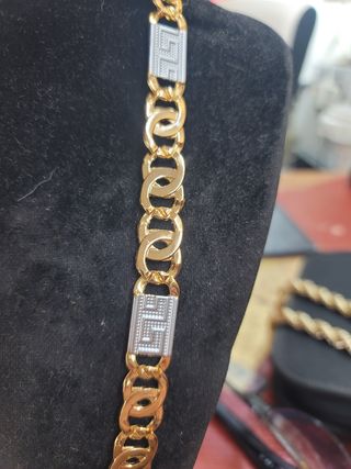 Cadena Oro 24k Chapado