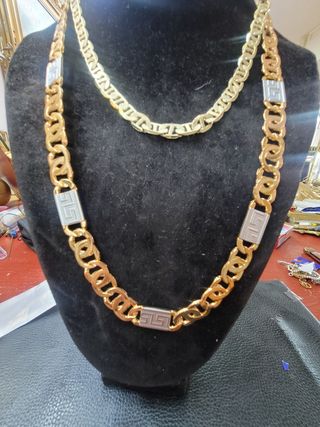 Cadena Oro 24k Chapado