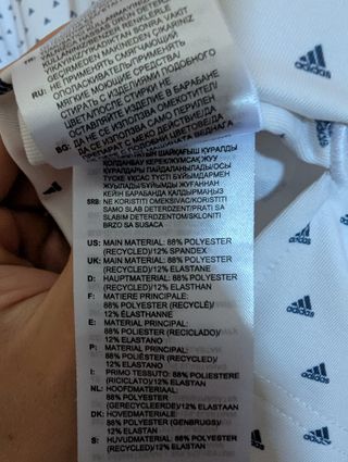 Polo Adidas Estampado logo Azul. (NO VALE 1€) XL.