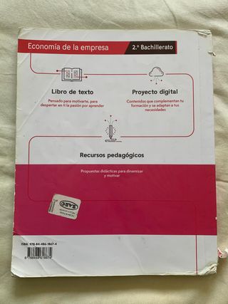 Economía de la empresa 2.º Bachillerato