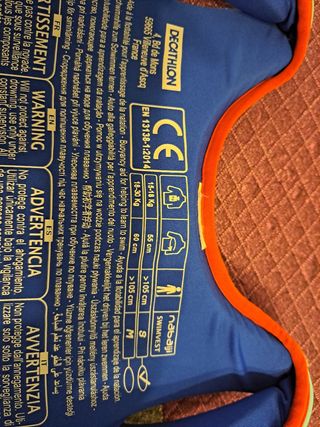 Chaleco flotador Nabaiji ballena azul