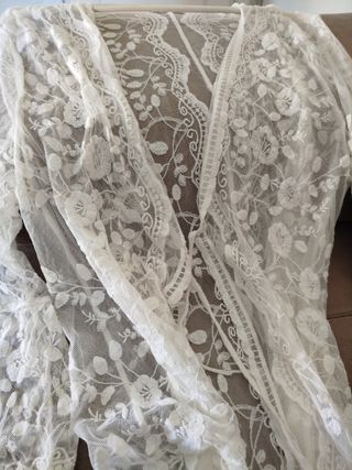 Kimono encaje blanco Florencia