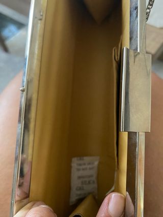 Bolso de fiesta beige