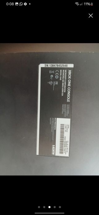 Xbox One Consola Microsoft Negra