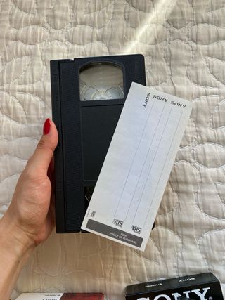 Lote 3 Cintas VHS Sony E-180 Nuevas