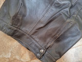 Gonna Vera Pelle Vintage Taglia 48