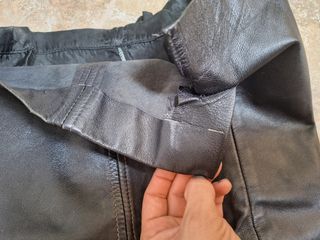 Gonna Vera Pelle Vintage Taglia 48